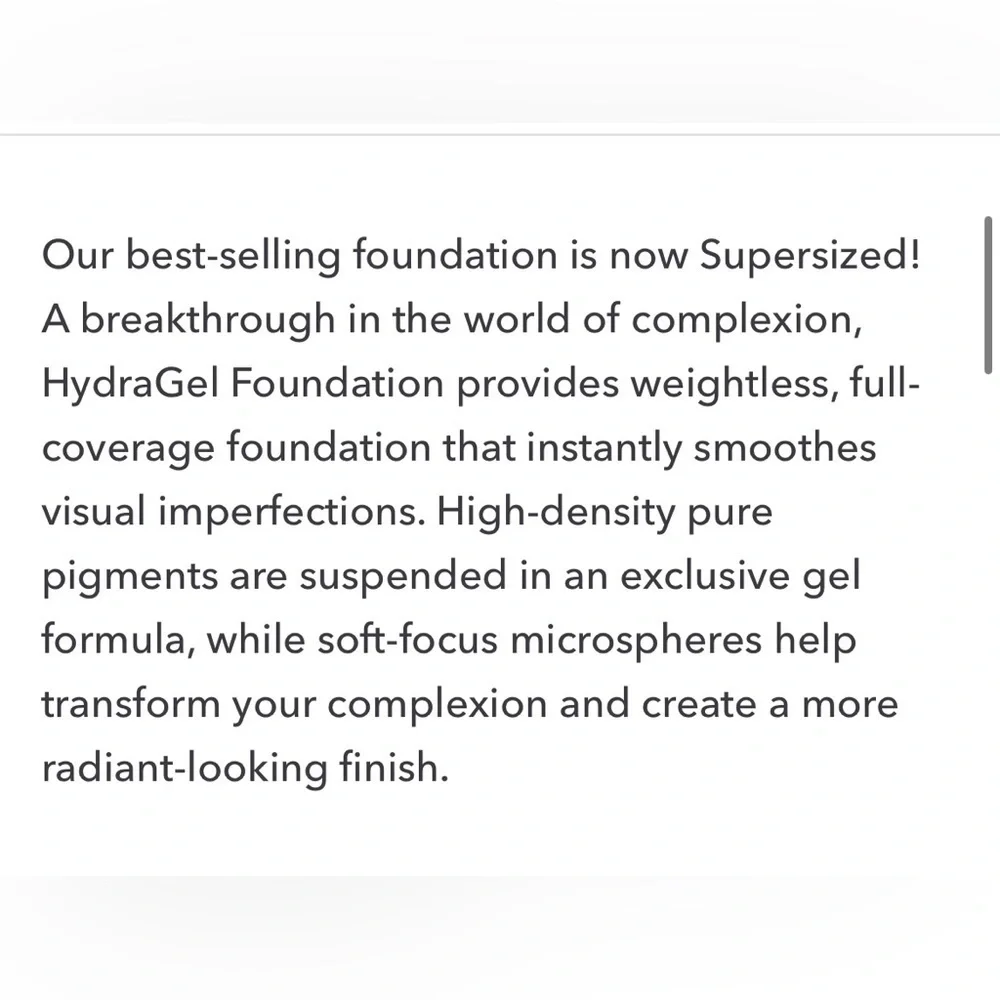 Doll 10 HydroGel foundation FAIR